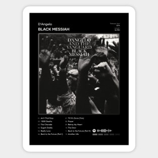 D'Angelo - Black Messiah Tracklist Album Sticker